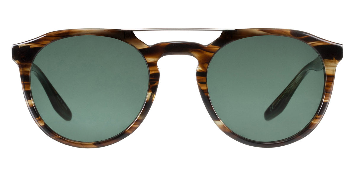 Barton Perreira 007 B Fourteen sunglasses in Sulcata Tortoise / Green Smoke AR / 52-24-148 - Modern Eye Care Portland