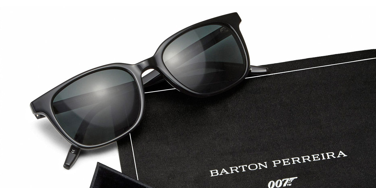 Barton Perreira 007 Joe sunglasses in Black / Vintage Gray / 52-20-148 - Modern Eye Care Portland