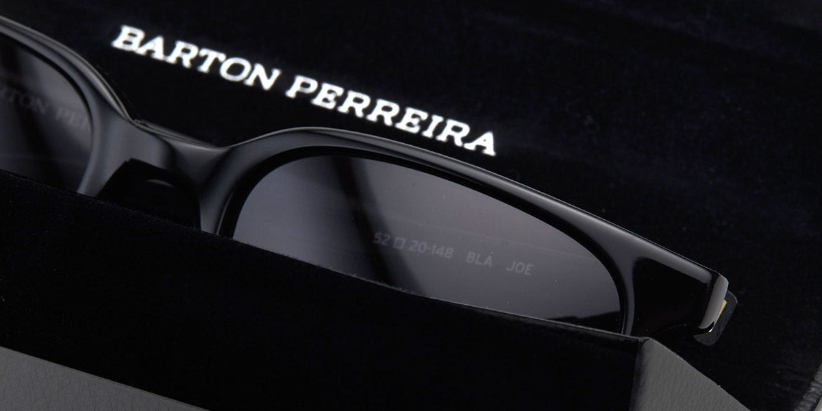Barton Perreira 007 Joe sunglasses in Black / Vintage Gray / 52-20-148 - Modern Eye Care Portland