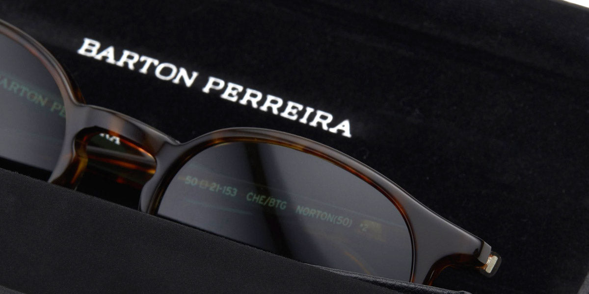 Barton Perreira 007 Norton sunglasses in Chestnut / Bottle Green / 50-21-153 - Modern Eye Care Portland