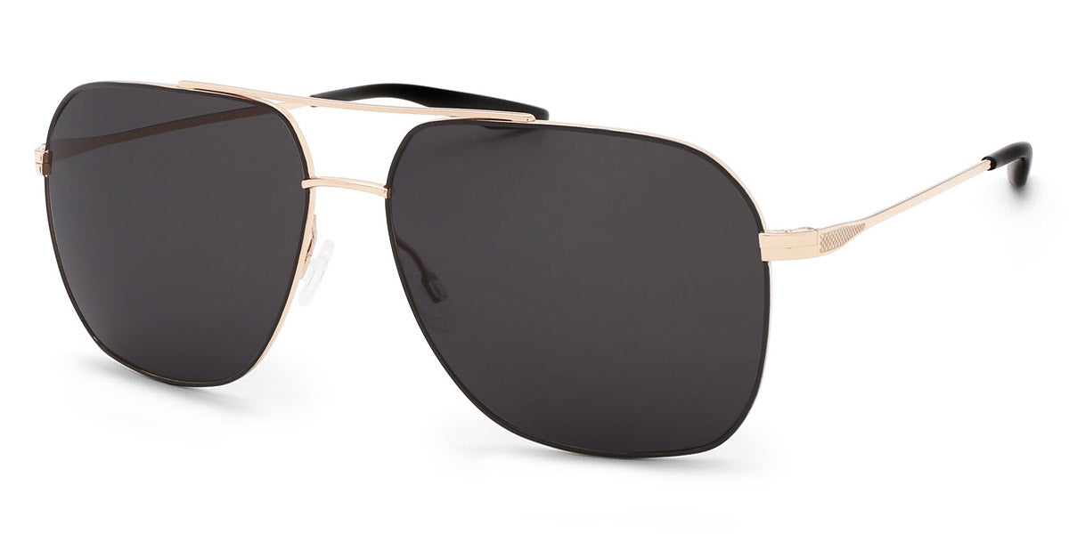 Barton Perreira Aeronaut sunglasses in Black Satin / Gold / Noir AR 60 / 60-15-145 - Modern Eye Care Portland