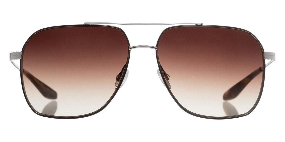 Barton Perreira Aeronaut sunglasses in Java/Silver / Smokey Topaz AR / 60-15-145 - Modern Eye Care Portland