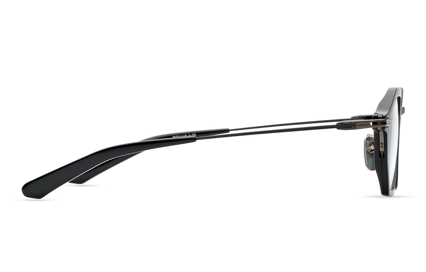 DITA AEGEUS-FOUR eyeglasses in Black - Brushed Black Palladium - Clear - Modern Eye Care Portland