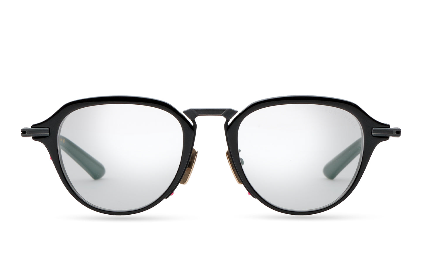 DITA AEGEUS-THREE eyeglasses in Black - Matte Black - White Gold - Clear - Modern Eye Care Portland