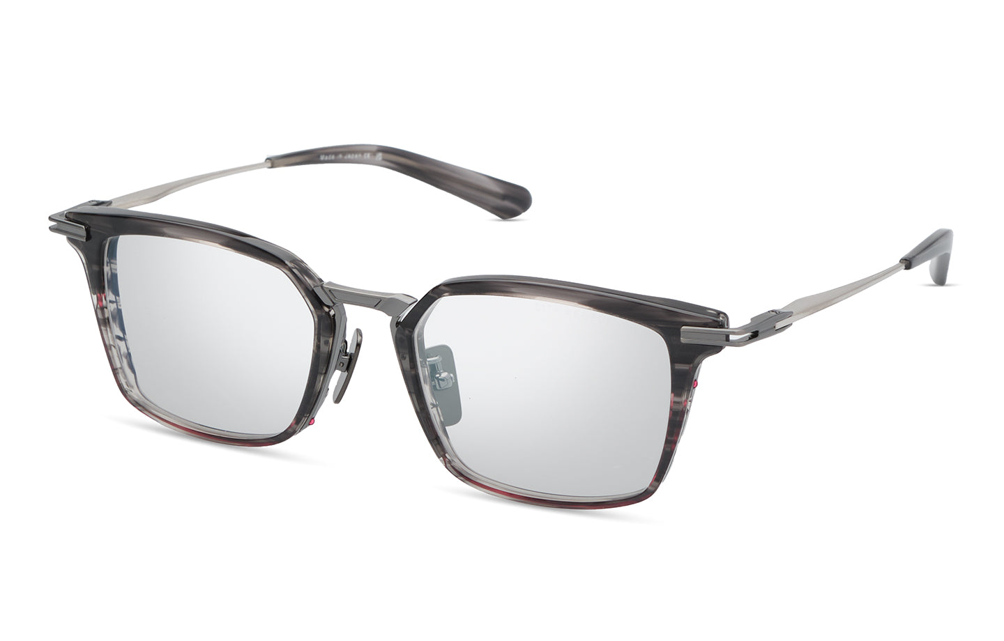 DITA AEGEUS-TWO eyeglasses in Carbon Cloud - Antique Dark Gun - Clear - Modern Eye Care Portland