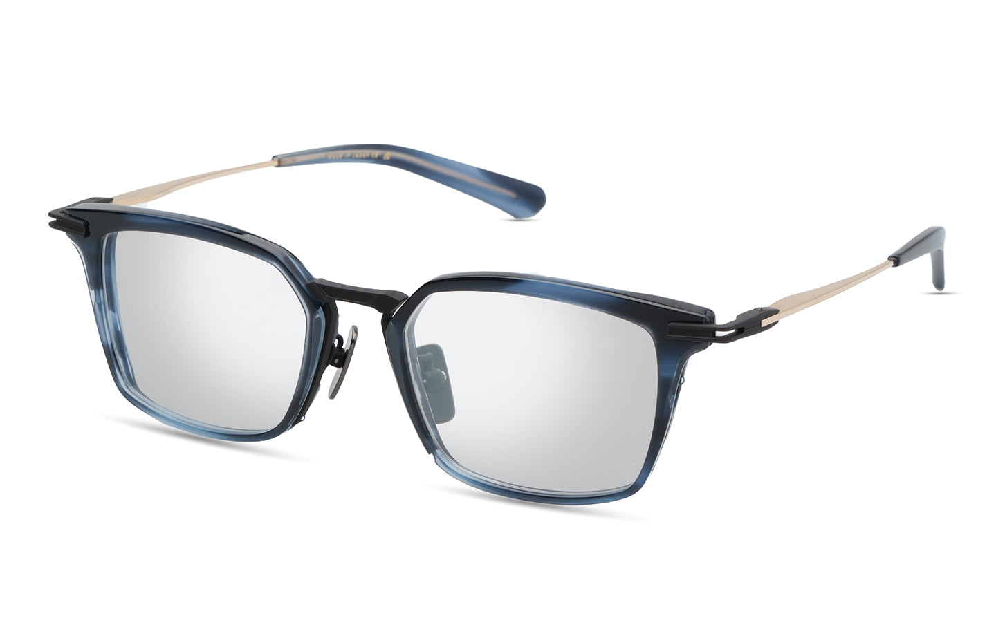 DITA AEGEUS-TWO eyeglasses in Indigo Swirl - Matte Black - Clear - Modern Eye Care Portland