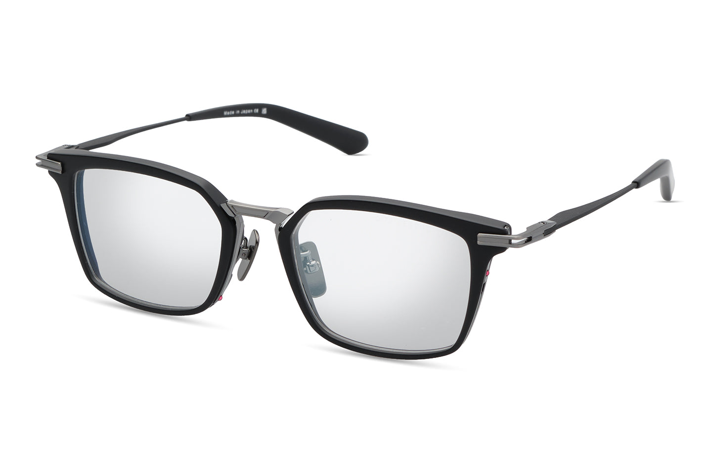 DITA AEGEUS-TWO eyeglasses in Matte Black - Antique Dark Gun - Clear - Modern Eye Care Portland