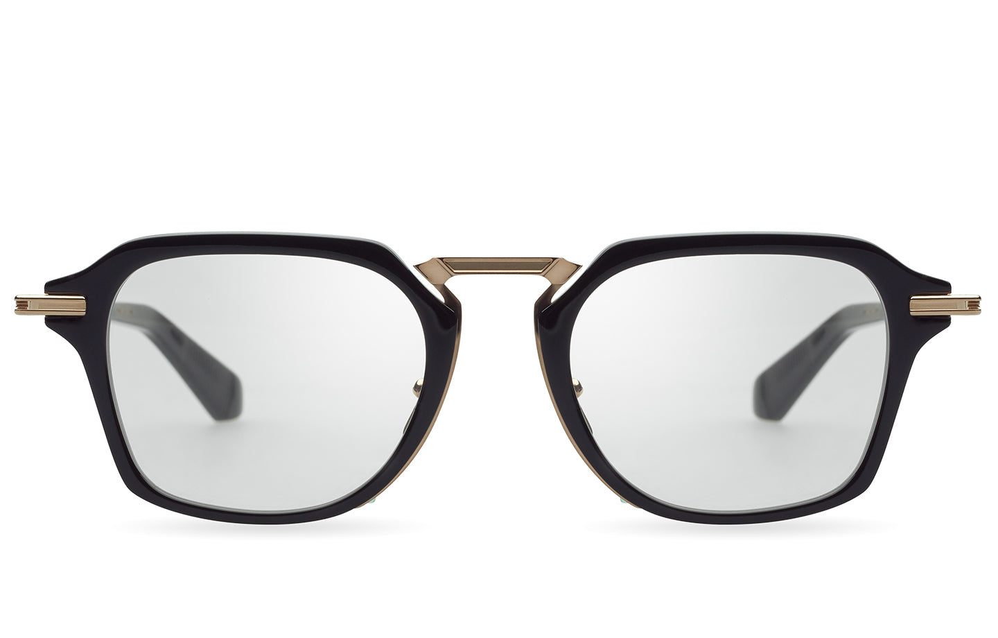 DITA AEGEUS eyeglasses in Black - White Gold - Black Palladium - Clear - Modern Eye Care Portland