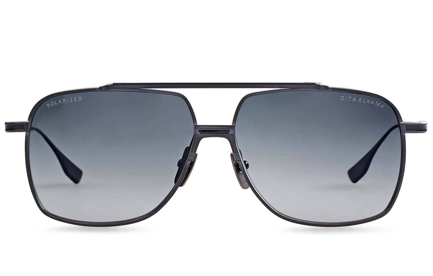 DITA ALKAMX sunglasses in Black Iron Matte Black - Grey Polarized - Modern Eye Care Portland