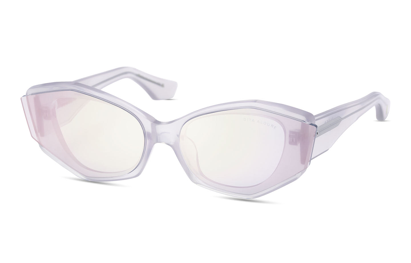 DITA ALOURE sunglasses in Frosted Grey - Dreamy Flash - Modern Eye Care Portland
