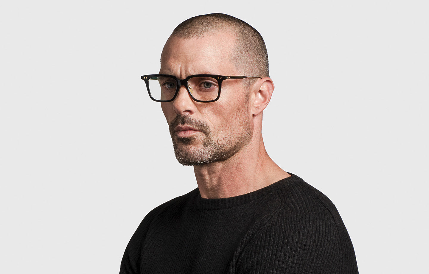 DITA ARINU eyeglasses in Black - Gold - Clear - Modern Eye Care Portland