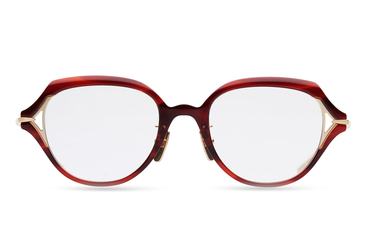 DITA ARTCAL-TWO eyeglasses in Sienna Blaze - White Gold - Clear - Modern Eye Care Portland