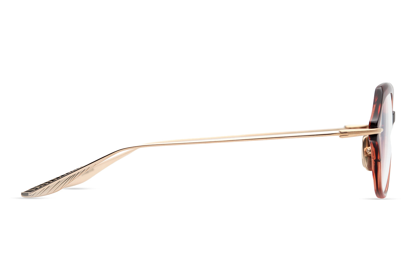 DITA ARTCAL-TWO eyeglasses in Sienna Blaze - White Gold - Clear - Modern Eye Care Portland