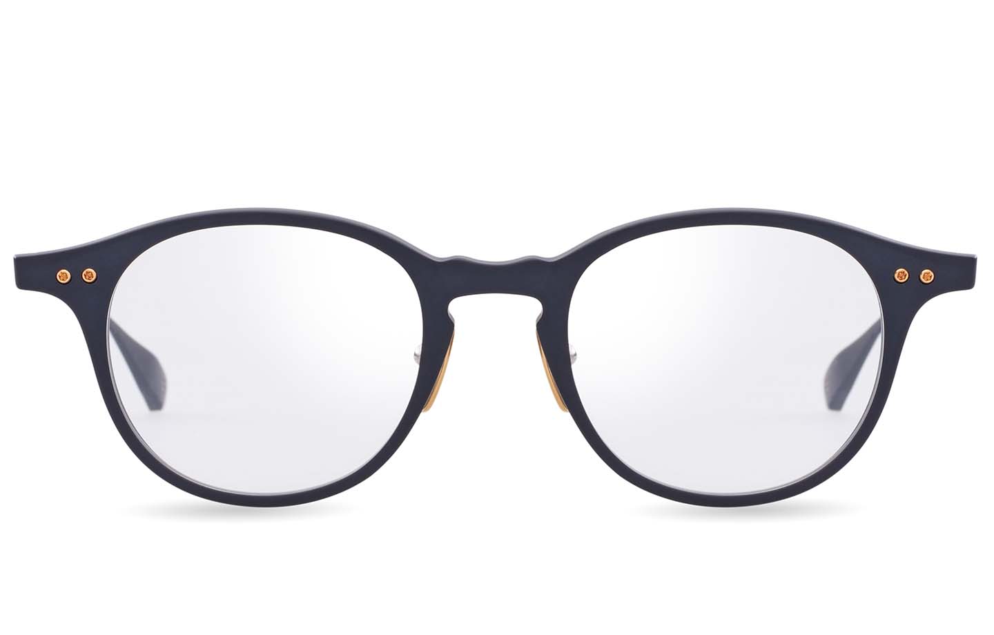 DITA ASH (+) eyeglasses in Matte Black - Black Iron - Clear - Modern Eye Care Portland