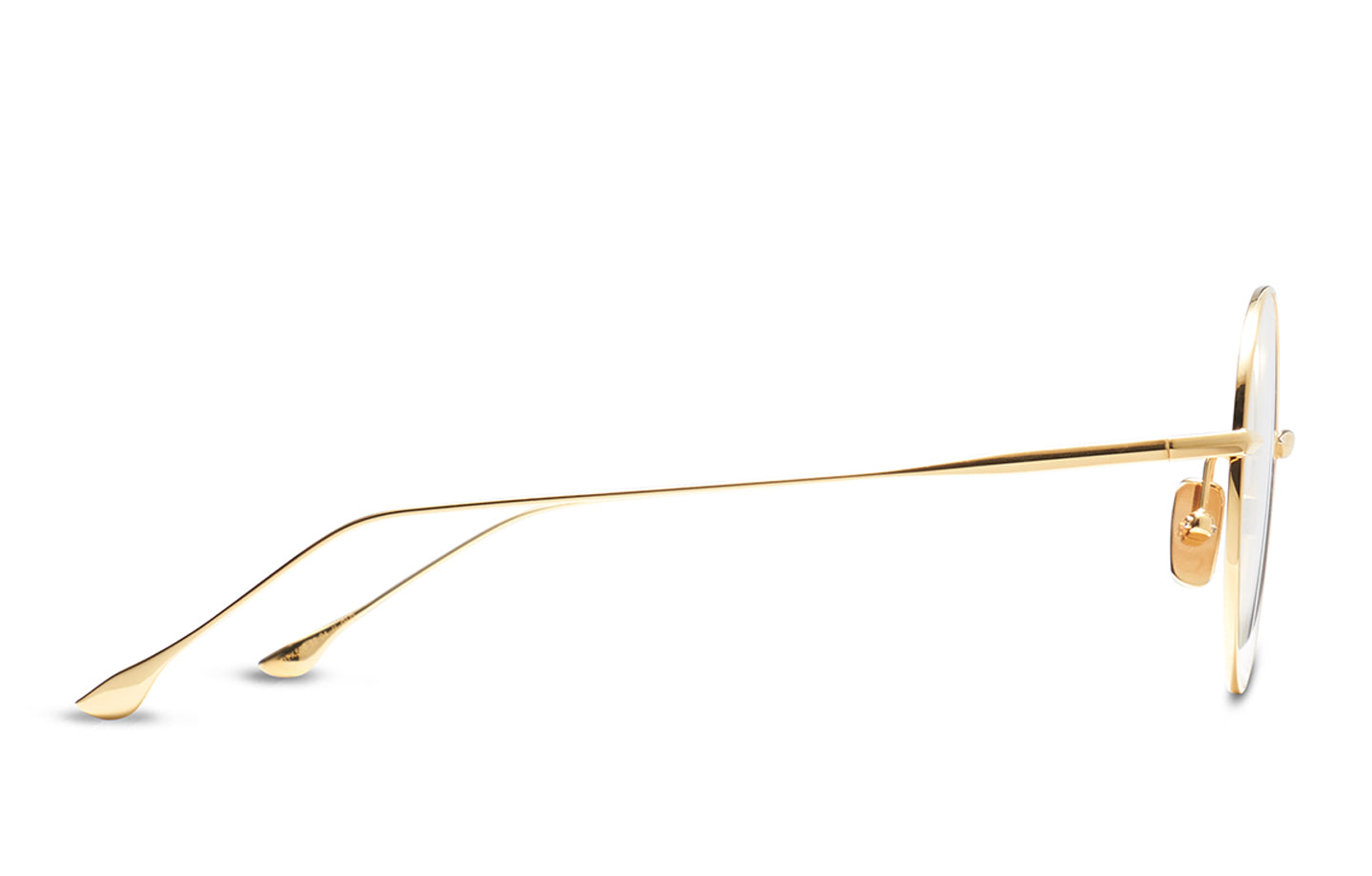 DITA Believer Optical eyeglasses in Yellow Gold - Clear - Modern Eye Care Portland