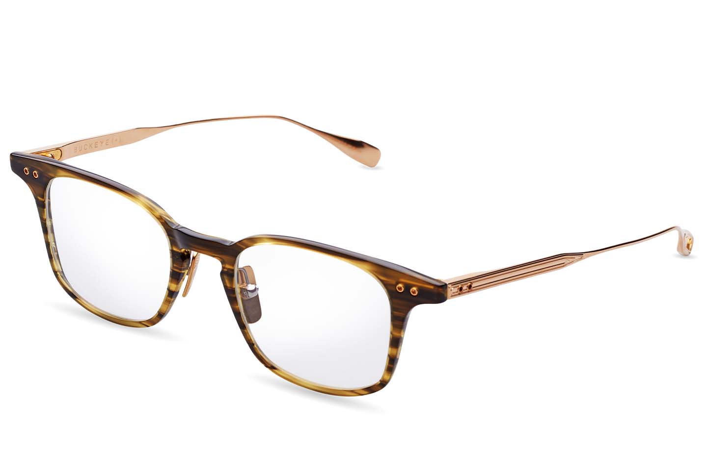 DITA BUCKEYE (+) eyeglasses in Timber Brown - White Gold - Clear - Modern Eye Care Portland