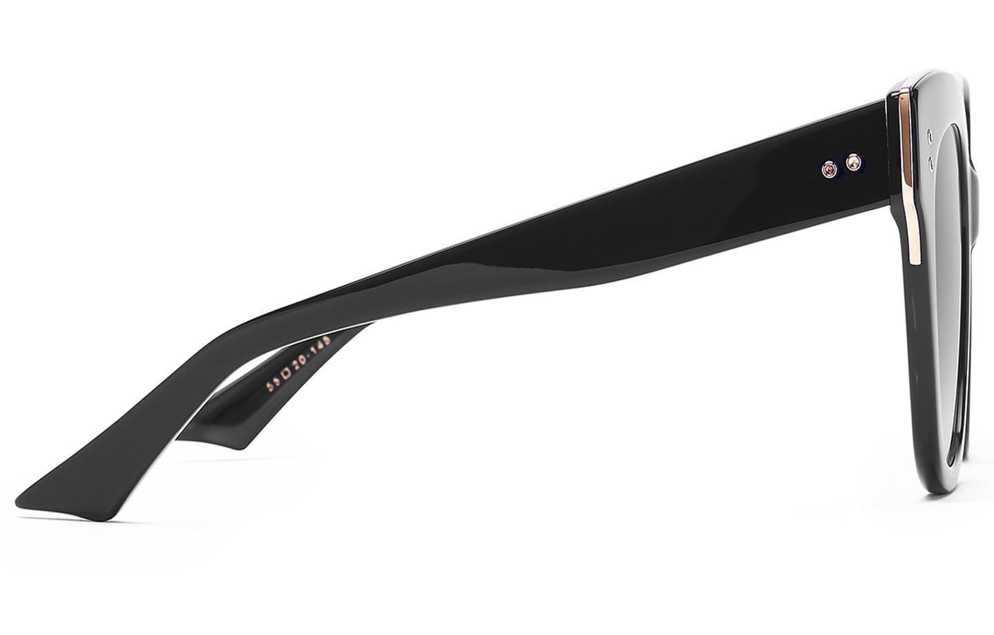 DITA DAY TRIPPER sunglasses in Black - 18K Gold - Grey to Clear Gradient - Modern Eye Care Portland