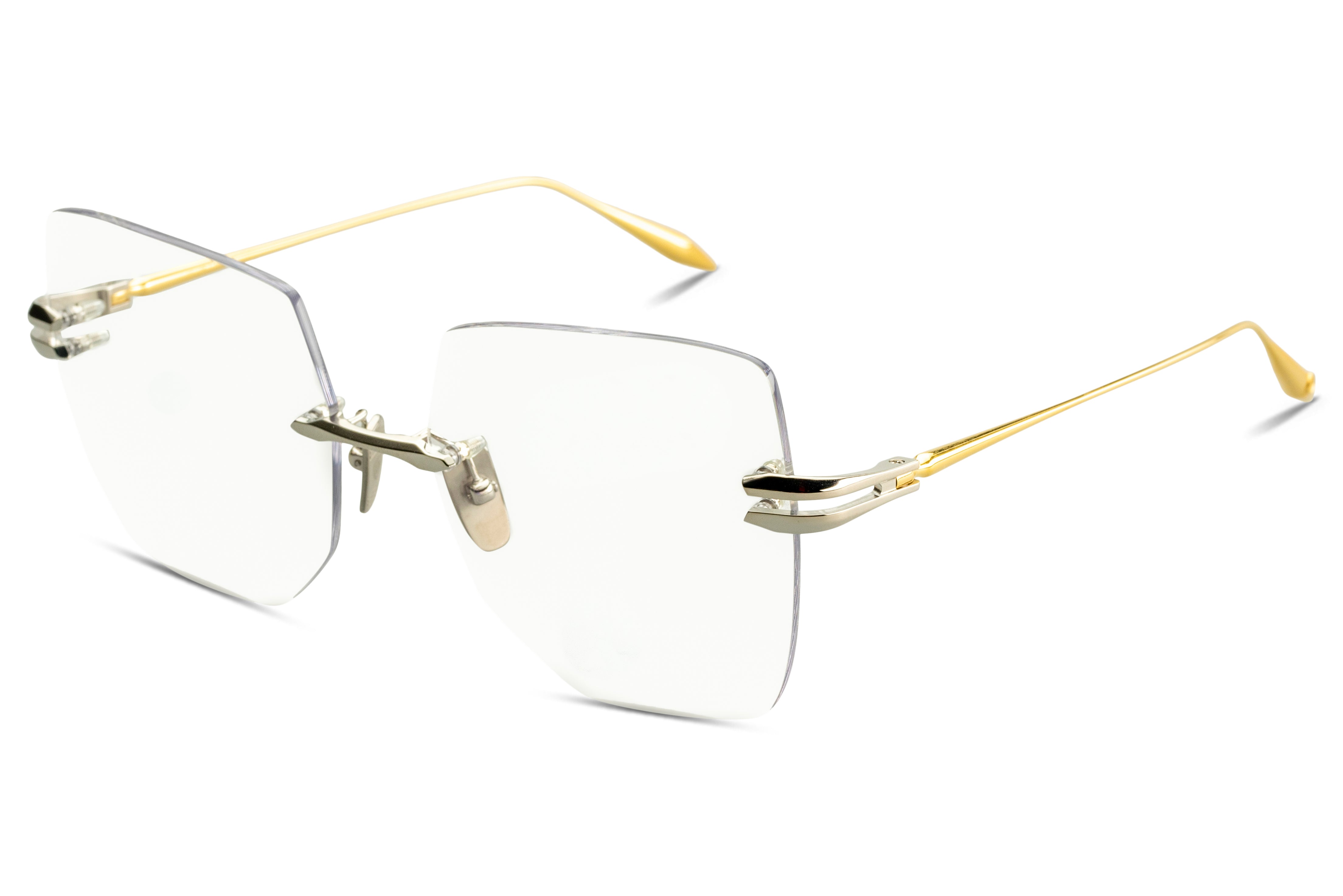 DITA EMBRA OPTICAL eyeglasses in Silver - White Gold - Clear - Modern Eye Care Portland