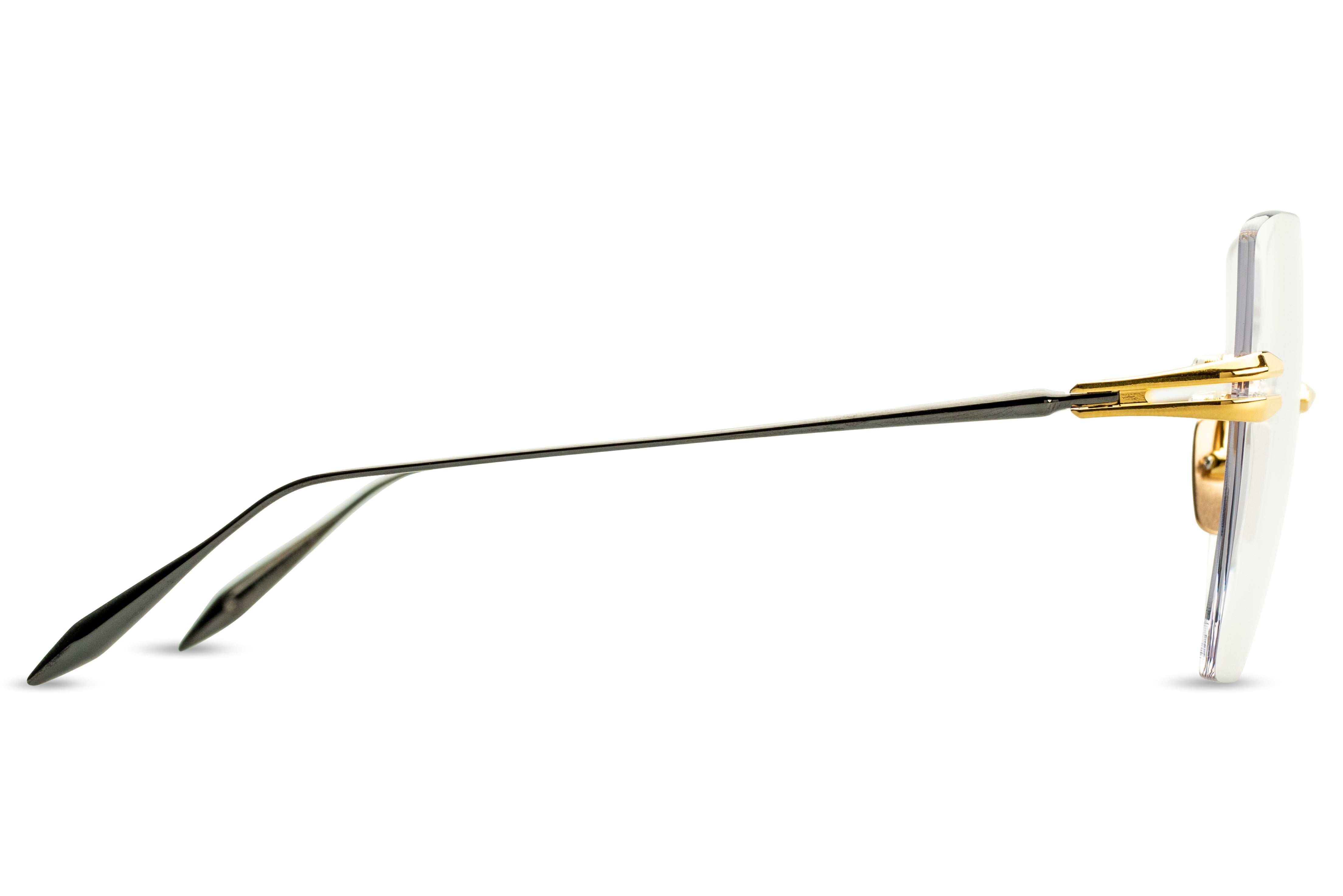DITA EMBRA OPTICAL eyeglasses in Yellow Gold - Black Rhodium - Clear - Modern Eye Care Portland