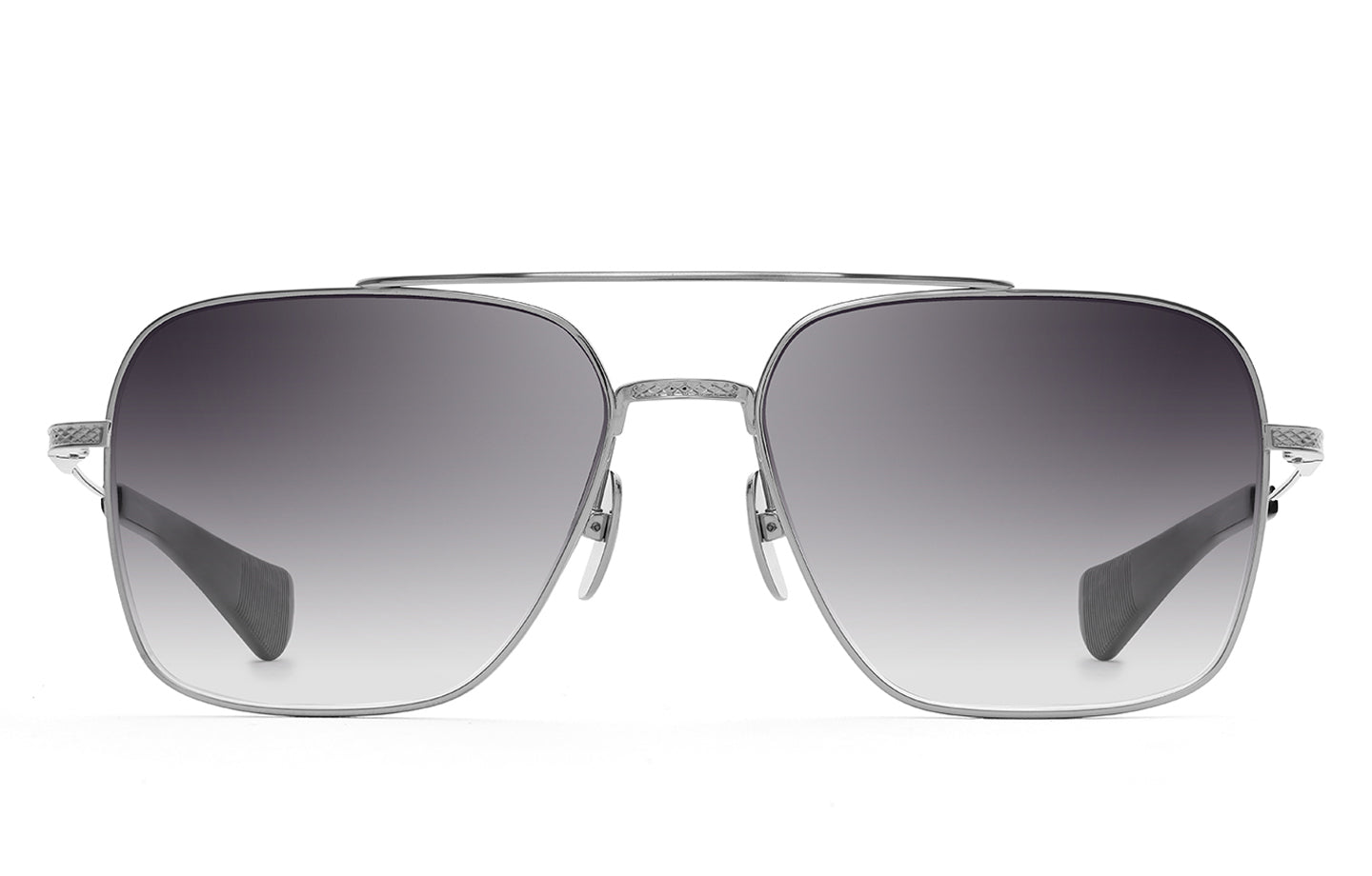 DITA FLIGHT-SEVEN sunglasses in Black Palladium - Grey to Clear Gradient - Modern Eye Care Portland