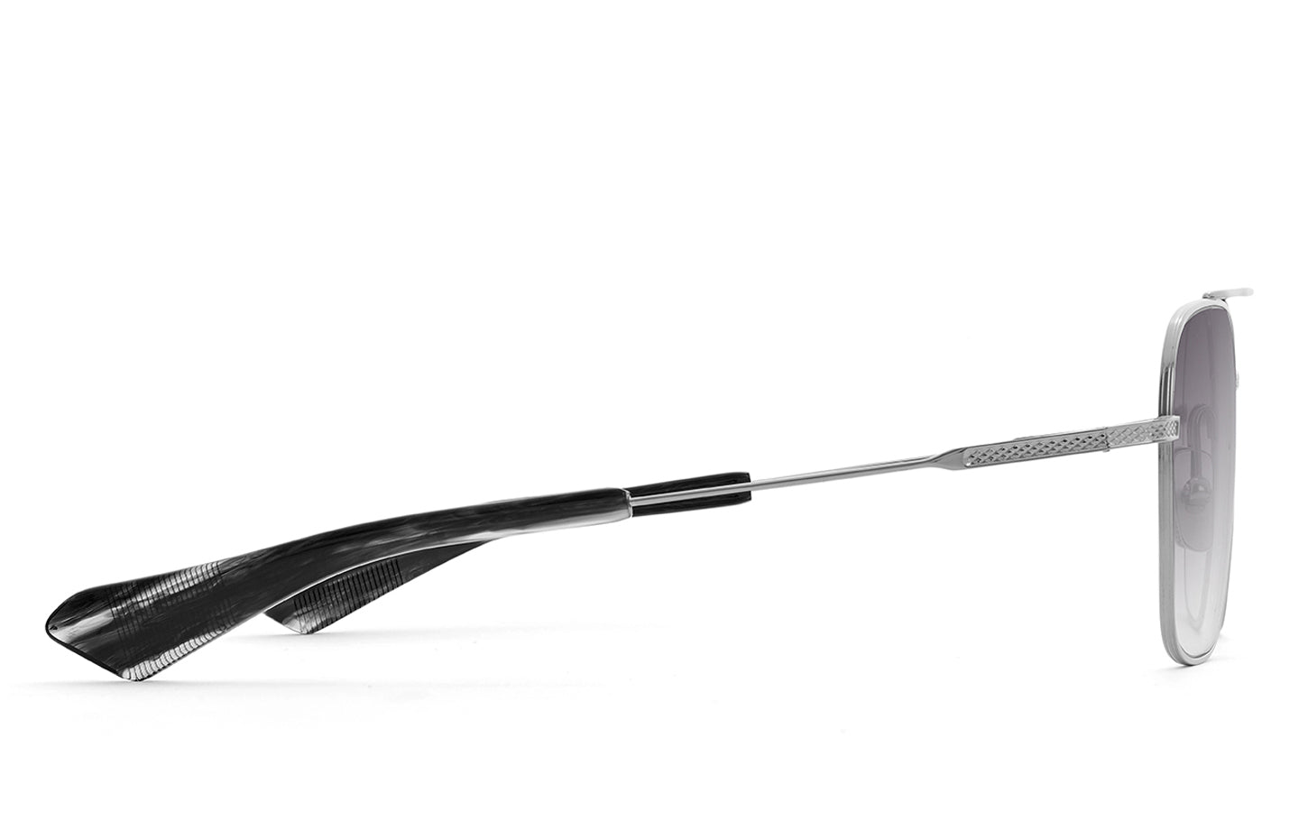 DITA FLIGHT-SEVEN sunglasses in Black Palladium - Grey to Clear Gradient - Modern Eye Care Portland