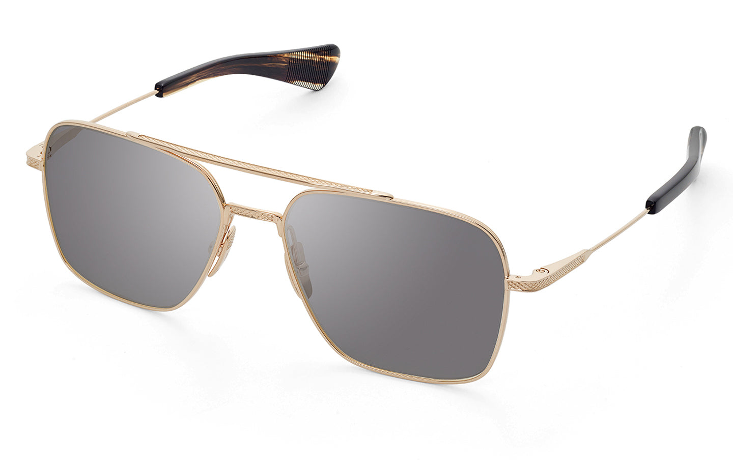 DITA FLIGHT-SEVEN sunglasses in White Gold - Grey - Modern Eye Care Portland