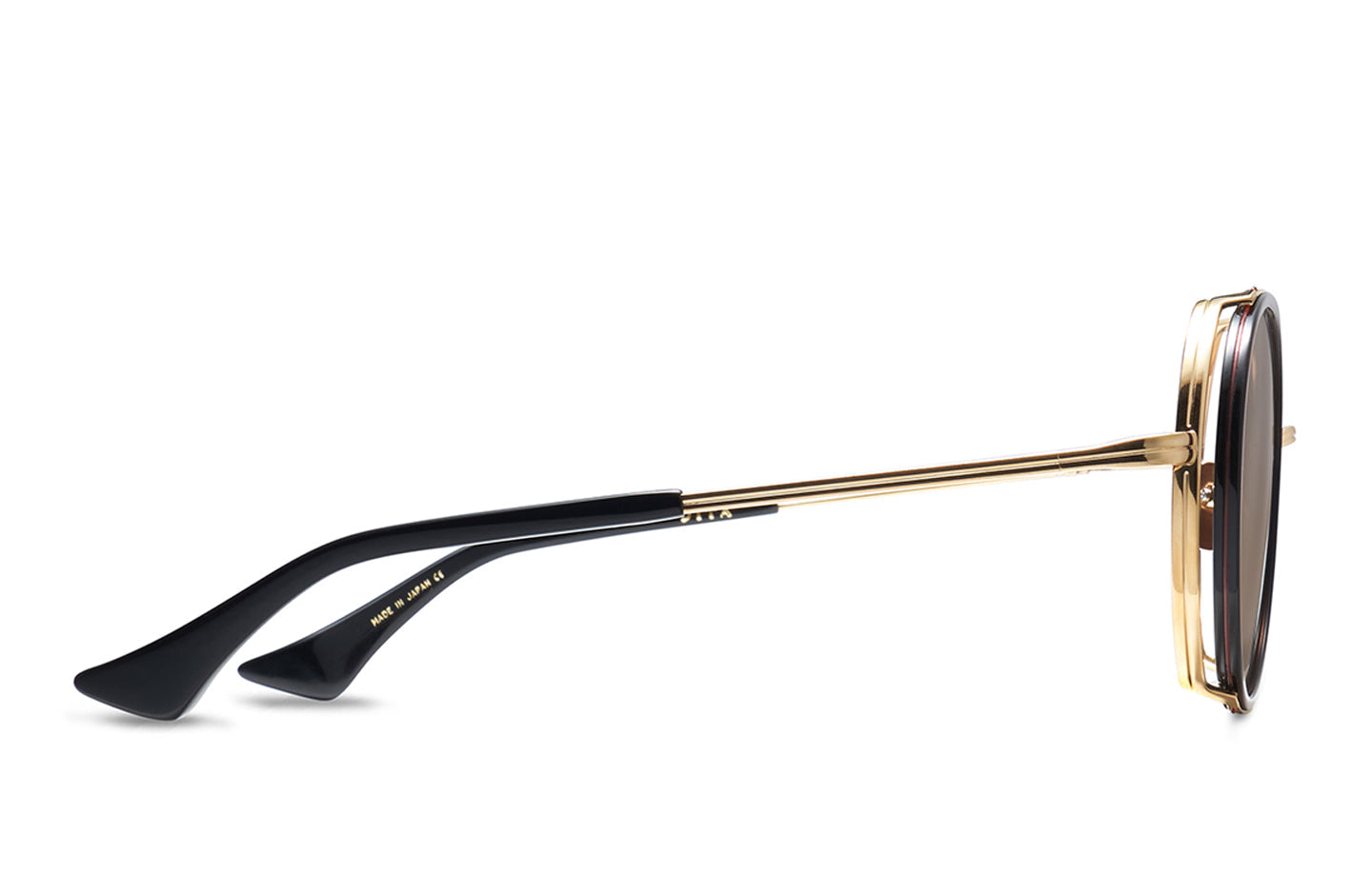 DITA LAGEOS sunglasses in Black/Gold - Dark Brown - Modern Eye Care Portland