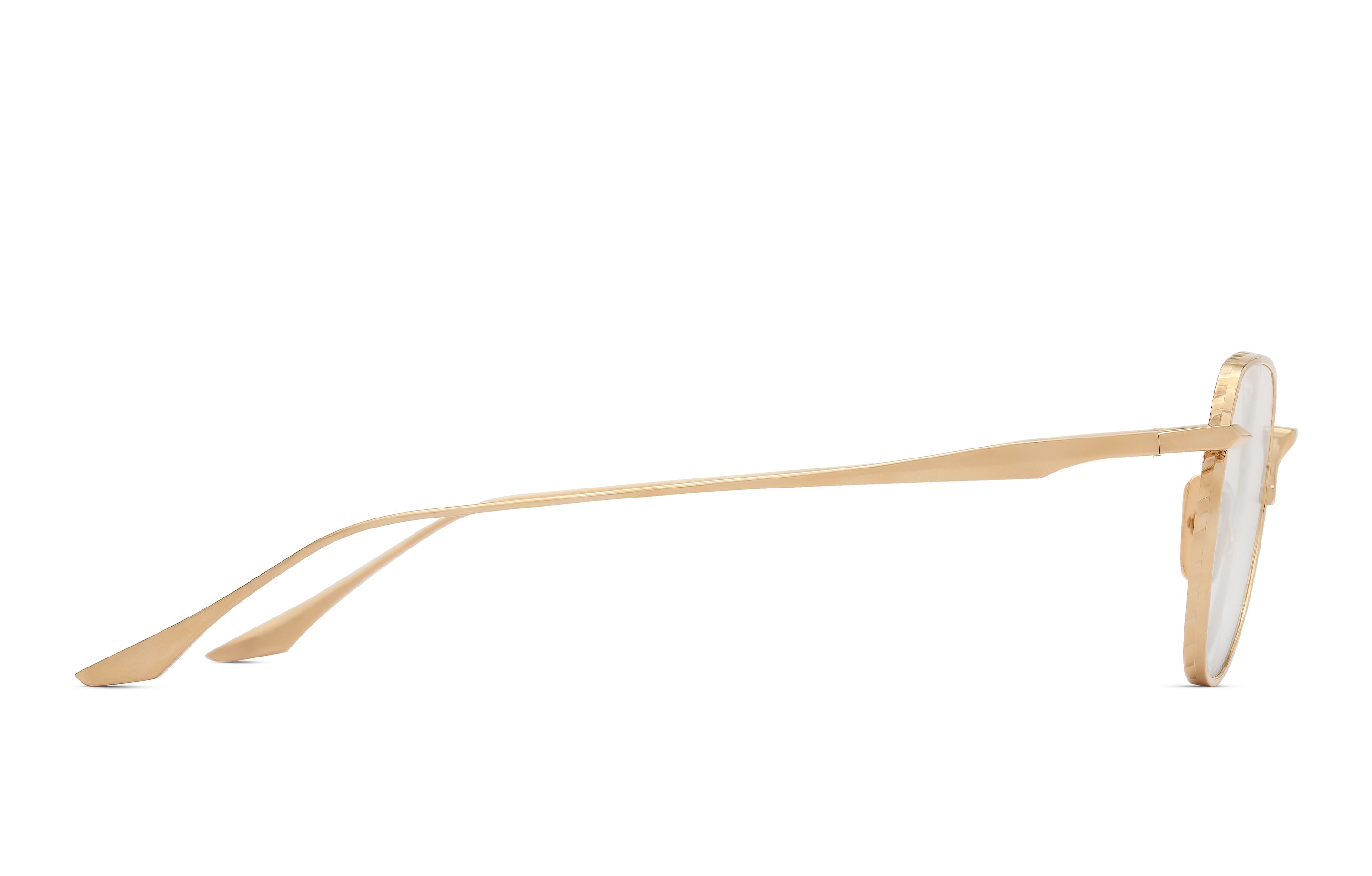 DITA LAURHYN eyeglasses in White Gold - Clear - Glance Glasses