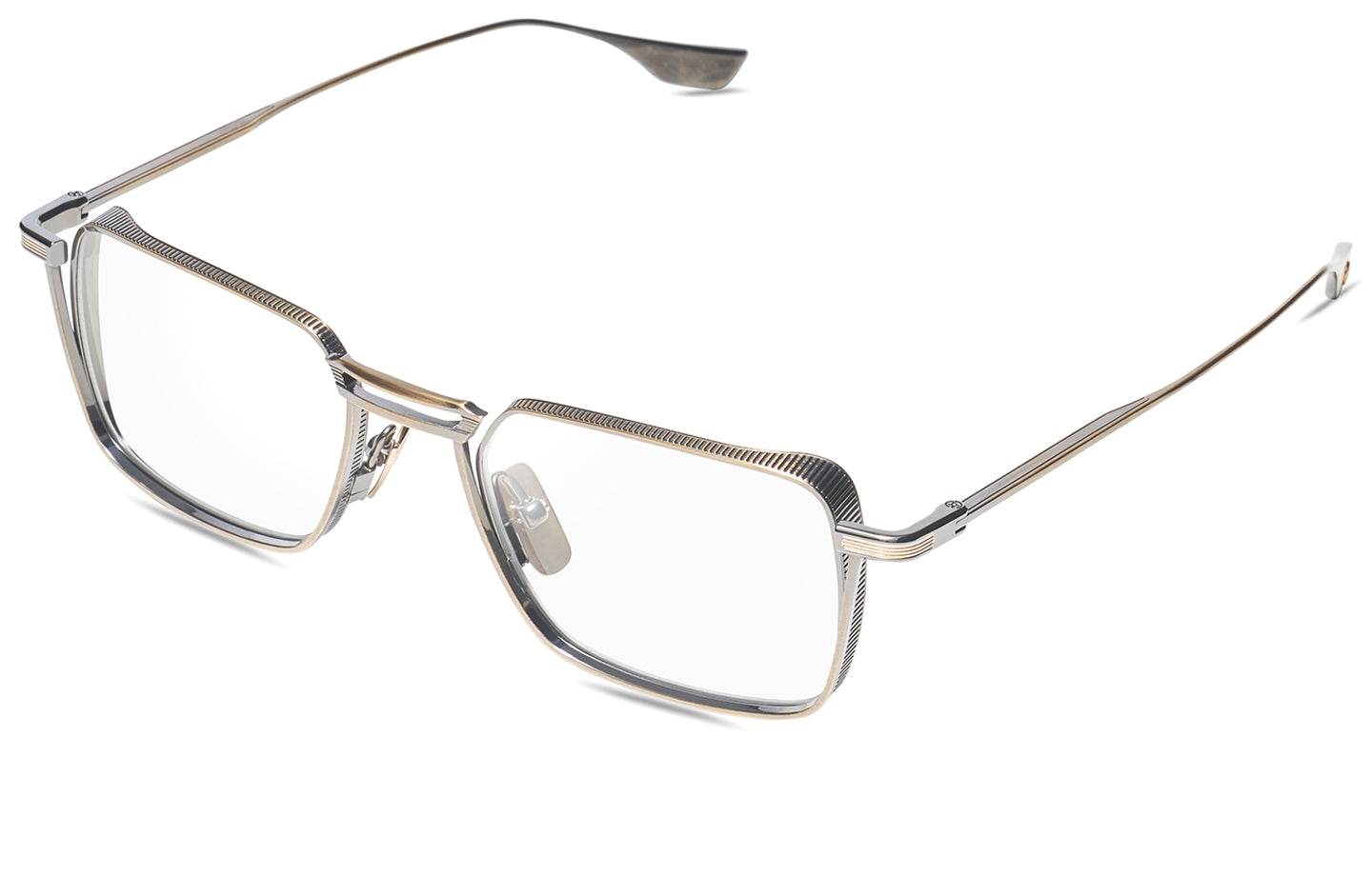DITA LINDSTRUM eyeglasses in White Gold - Clear - Modern Eye Care Portland
