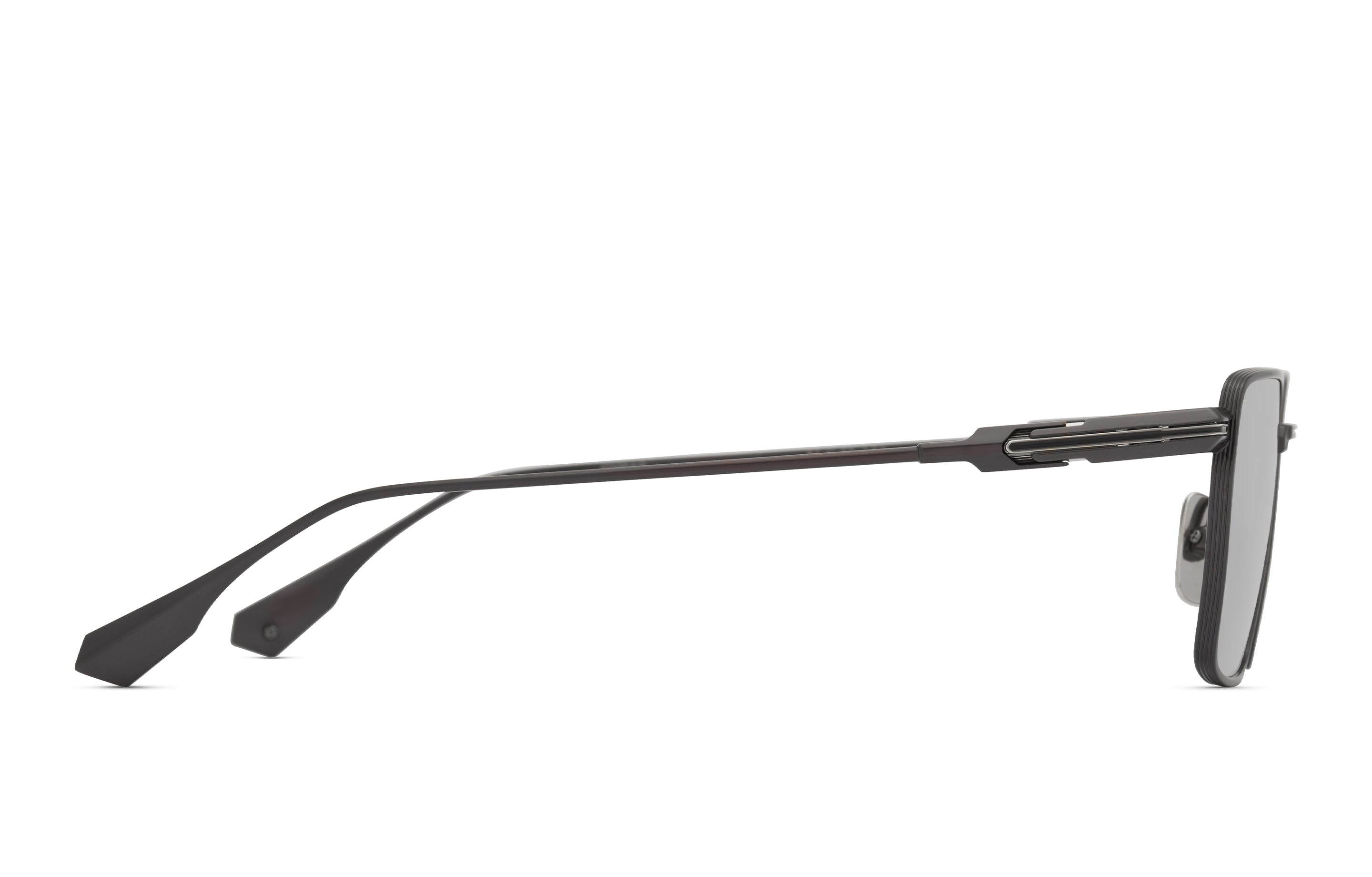 DITA LINEAGE.70 eyeglasses in Black Iron - Shiny Silver - Grey Wash - Glance Glasses
