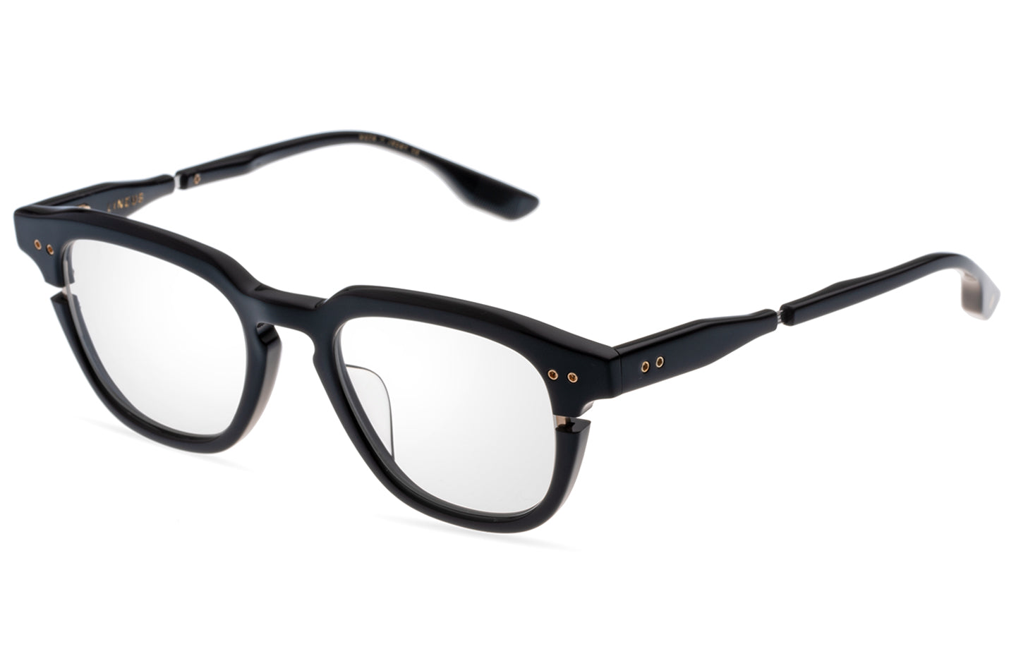 DITA LINEUS eyeglasses in Black - White Gold - Clear - Modern Eye Care Portland