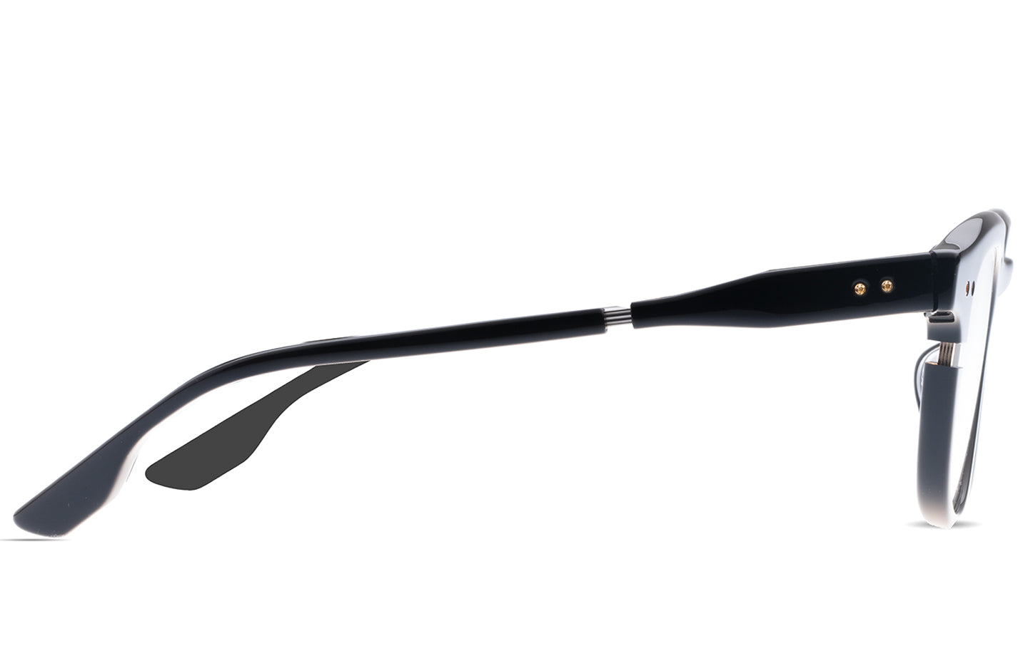 DITA LINEUS eyeglasses in Black - White Gold - Clear - Modern Eye Care Portland