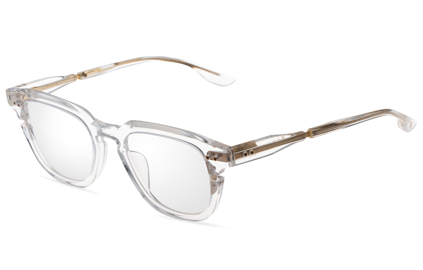 DITA LINEUS eyeglasses in Crystal - Yellow Gold - Clear - Modern Eye Care Portland