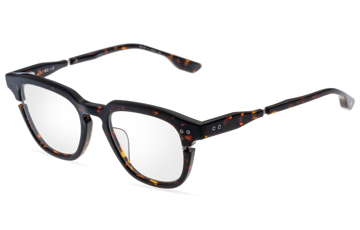DITA LINEUS eyeglasses in Tortoise - Gun Metal - Clear - Modern Eye Care Portland