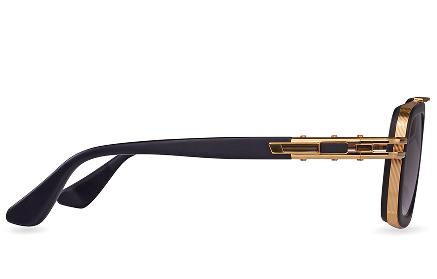 DITA LXN-EVO sunglasses in Matte Black - Black Iron - Dark Grey to Clear Gradient - Modern Eye Care Portland
