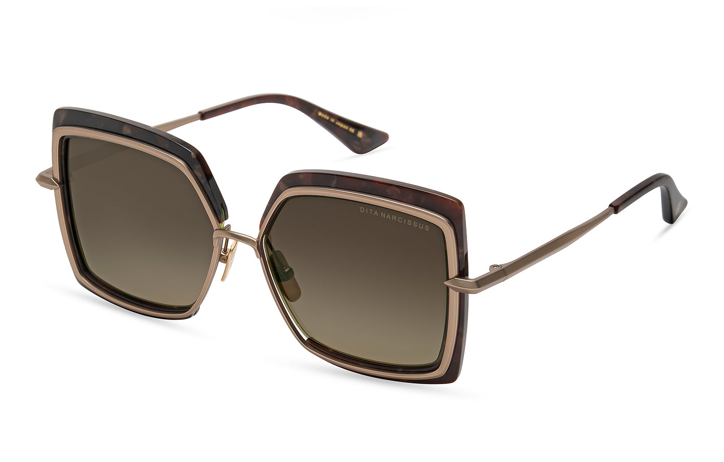 DITA NARCISSUS sunglasses in Desert Abalone - Champagne - Brown to Clear - Modern Eye Care Portland