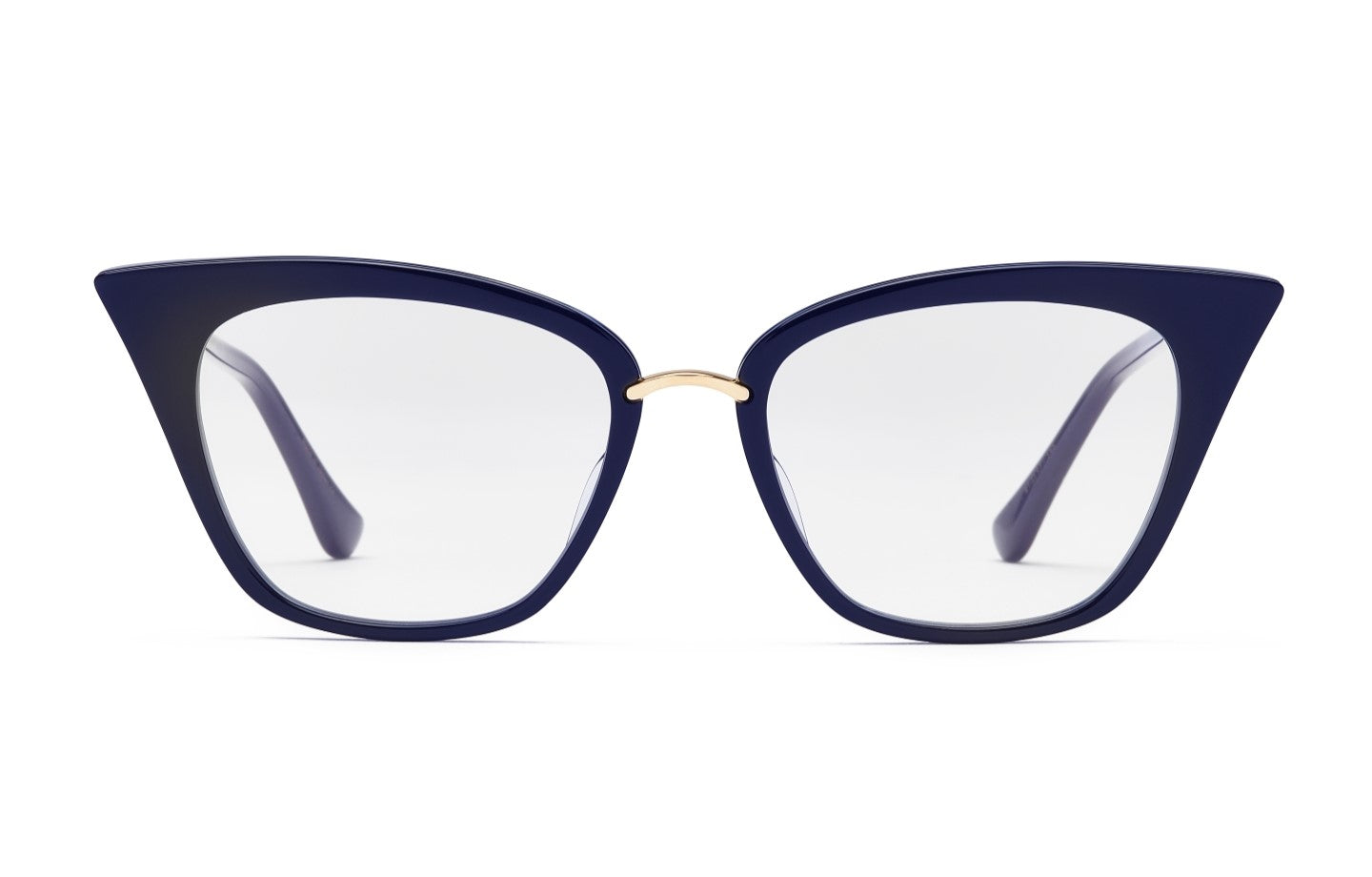 DITA Rebella eyeglasses in Black/Gold - Clear - Modern Eye Care Portland