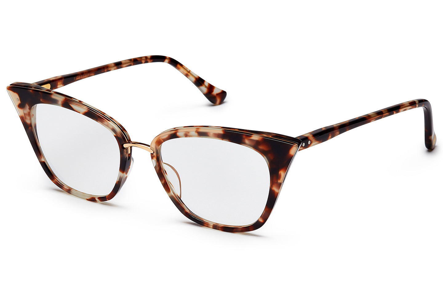 DITA Rebella eyeglasses in Cream Tortoise/Gold - Clear - Modern Eye Care Portland