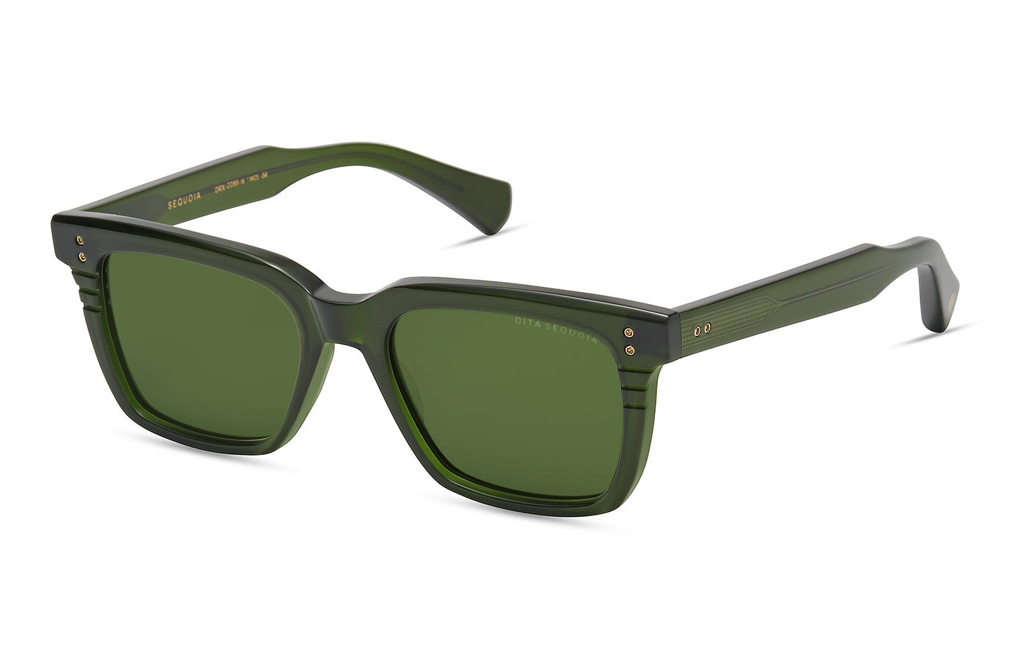 DITA SEQUOIA sunglasses in Crystal Black Moss - Dark Green - Modern Eye Care Portland