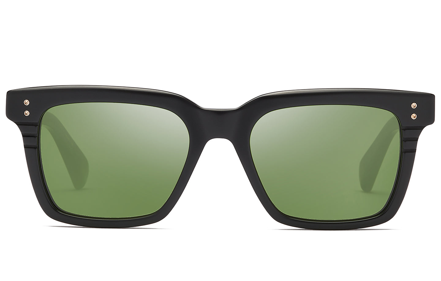 DITA SEQUOIA sunglasses in Matte Black - Vintage Green - Modern Eye Care Portland