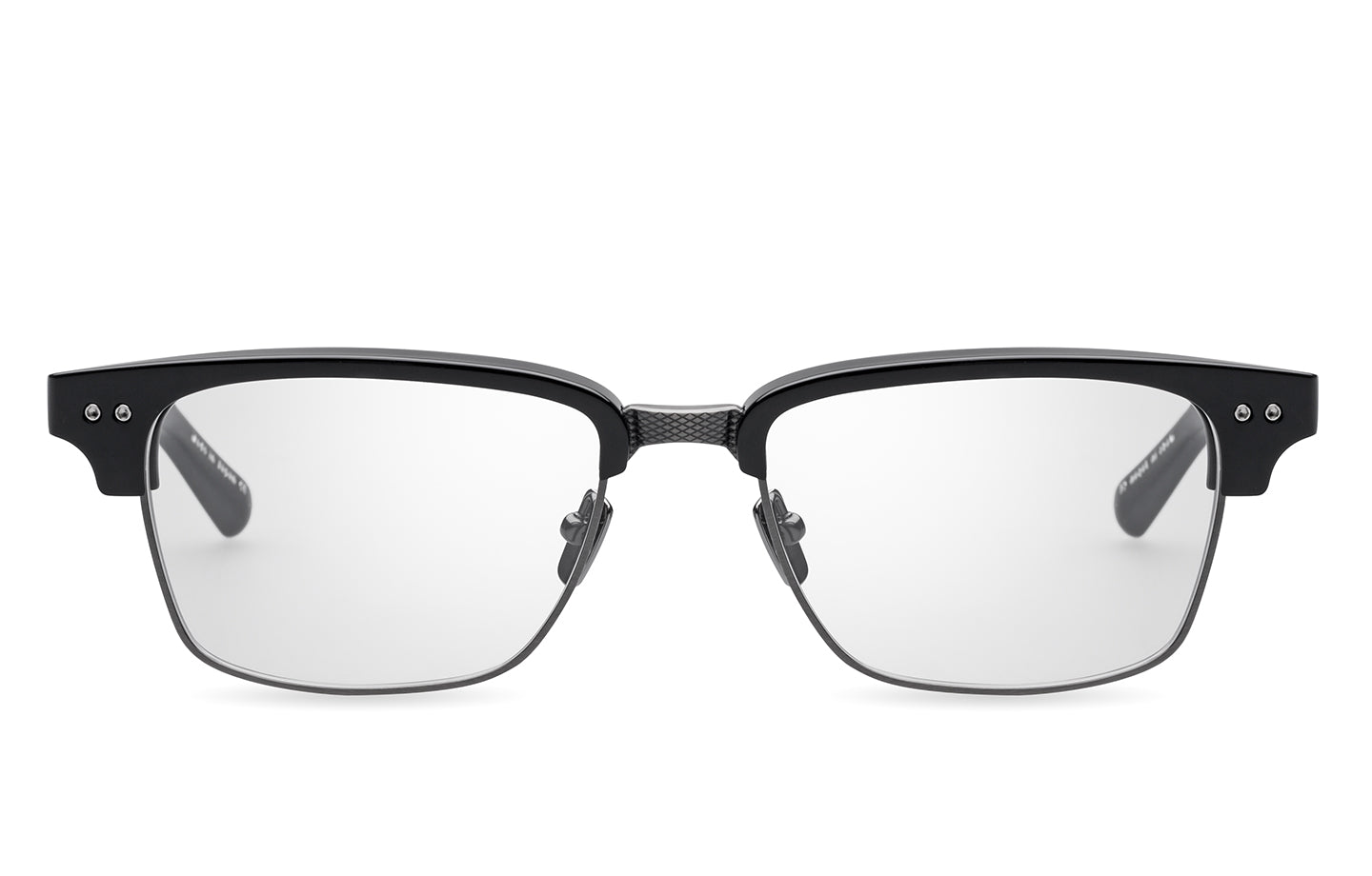 DITA STATESMAN THREE eyeglasses in Black-Antique Silver - 52 - Modern Eye Care Portland