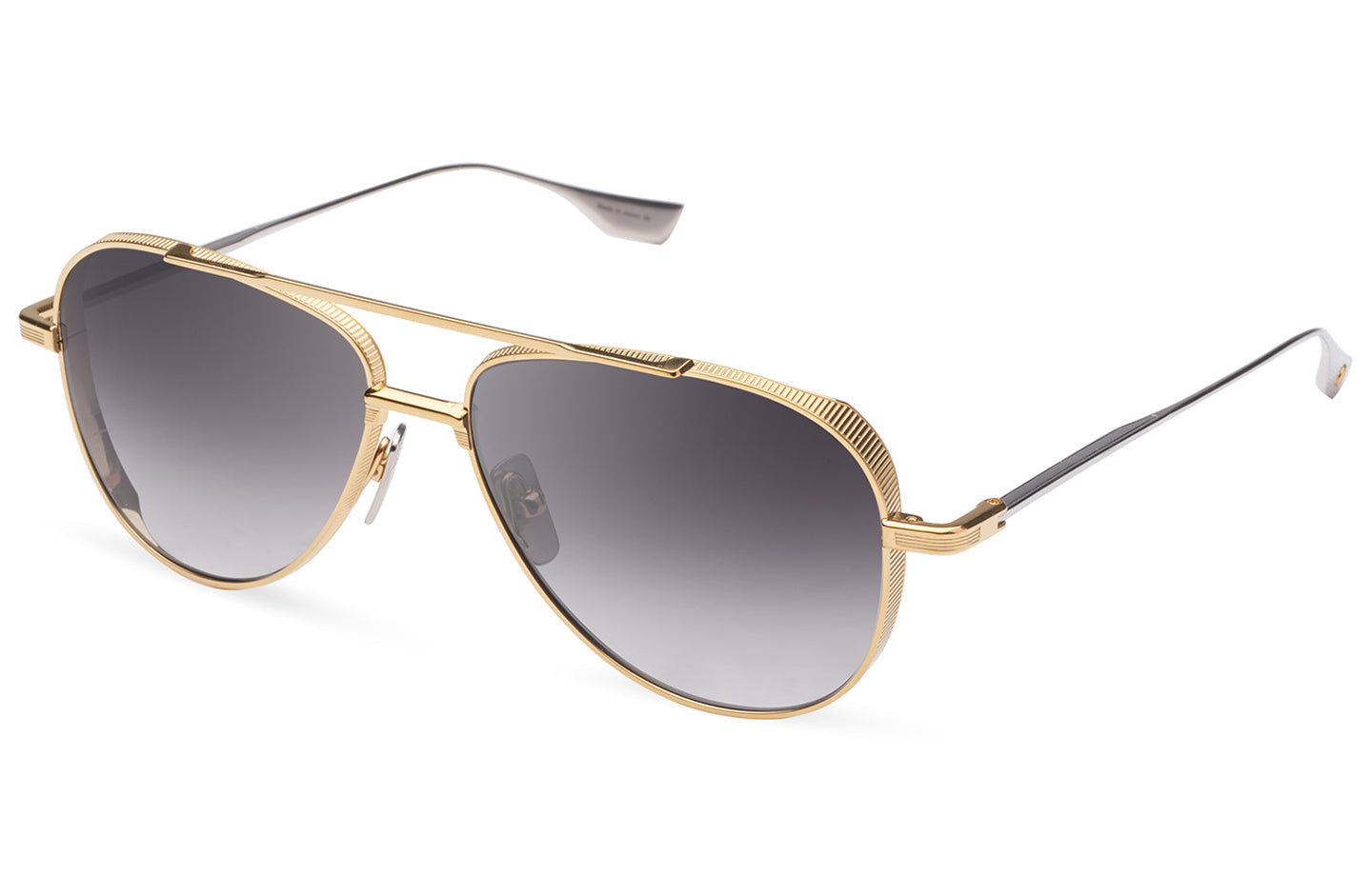 DITA SUBSYSTEM sunglasses in Yellow Gold - Silver - Dark Gray Gradient - Dark Grey to Clear Gradient - Modern Eye Care Portland