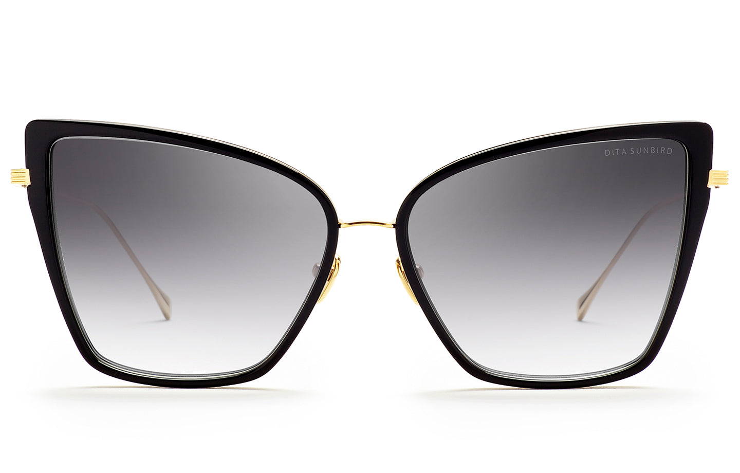 DITA Sunbird sunglasses in Black/Gold - Grey Gradient - Modern Eye Care Portland