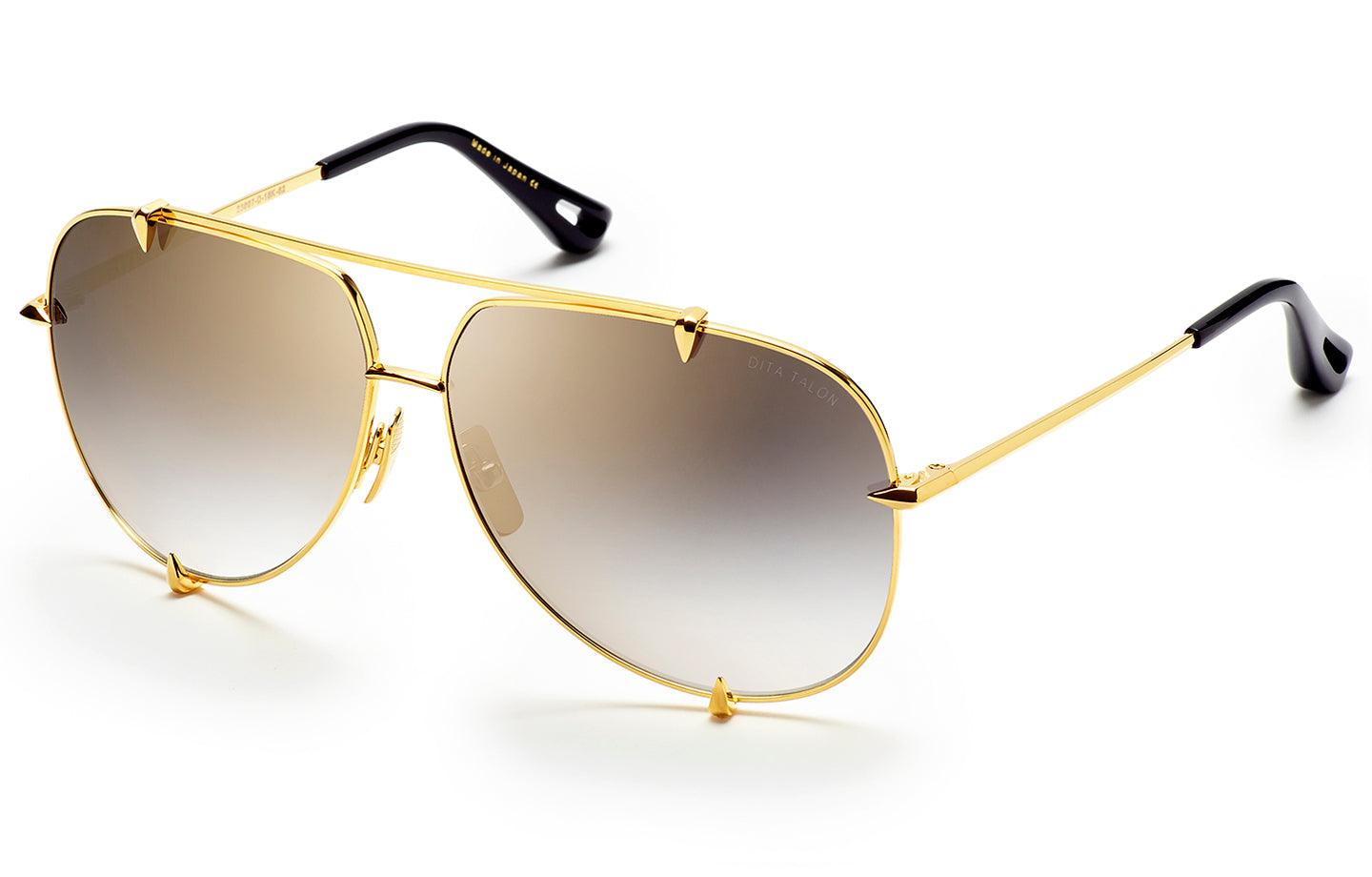 DITA TALON sunglasses in 18K Gold - Grey Gradient - Gold Flash - Modern Eye Care Portland