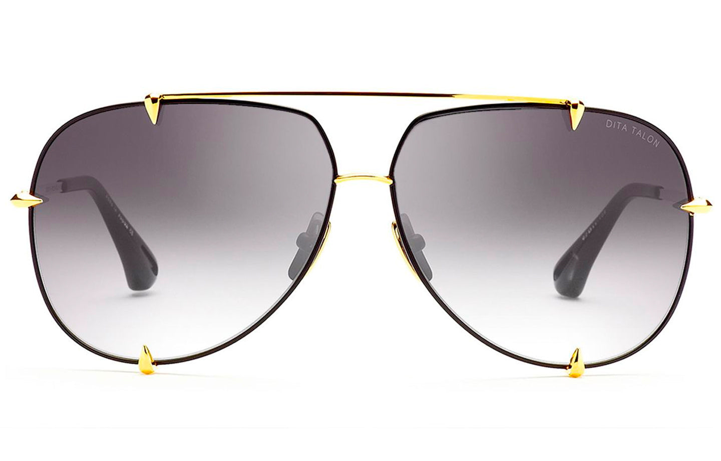 DITA TALON sunglasses in Black - Yellow Gold - Grey Gradient - Modern Eye Care Portland