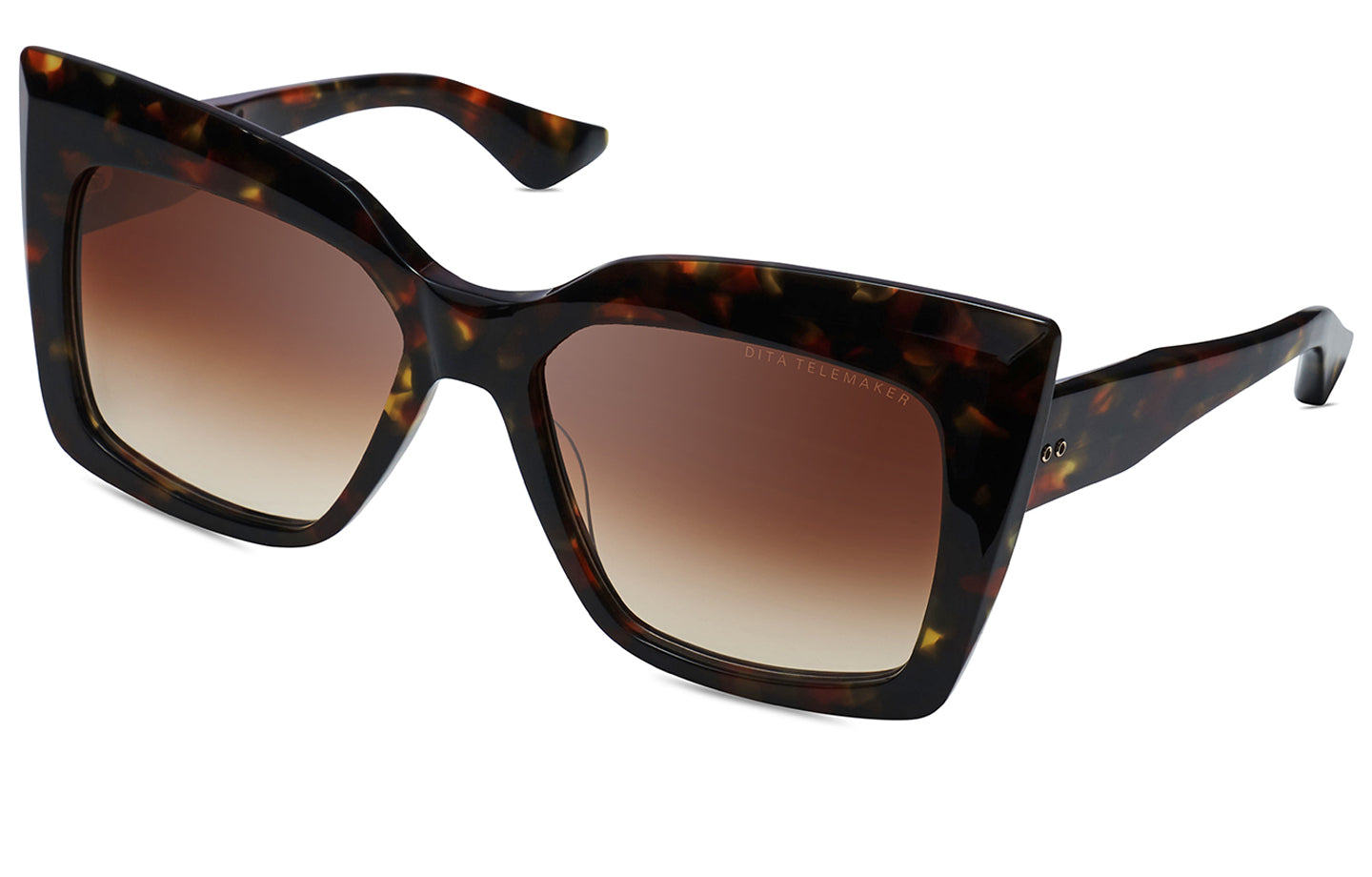 DITA TELEMAKER sunglasses in Haute Tortoise - Brown to Clear Gradient - Modern Eye Care Portland