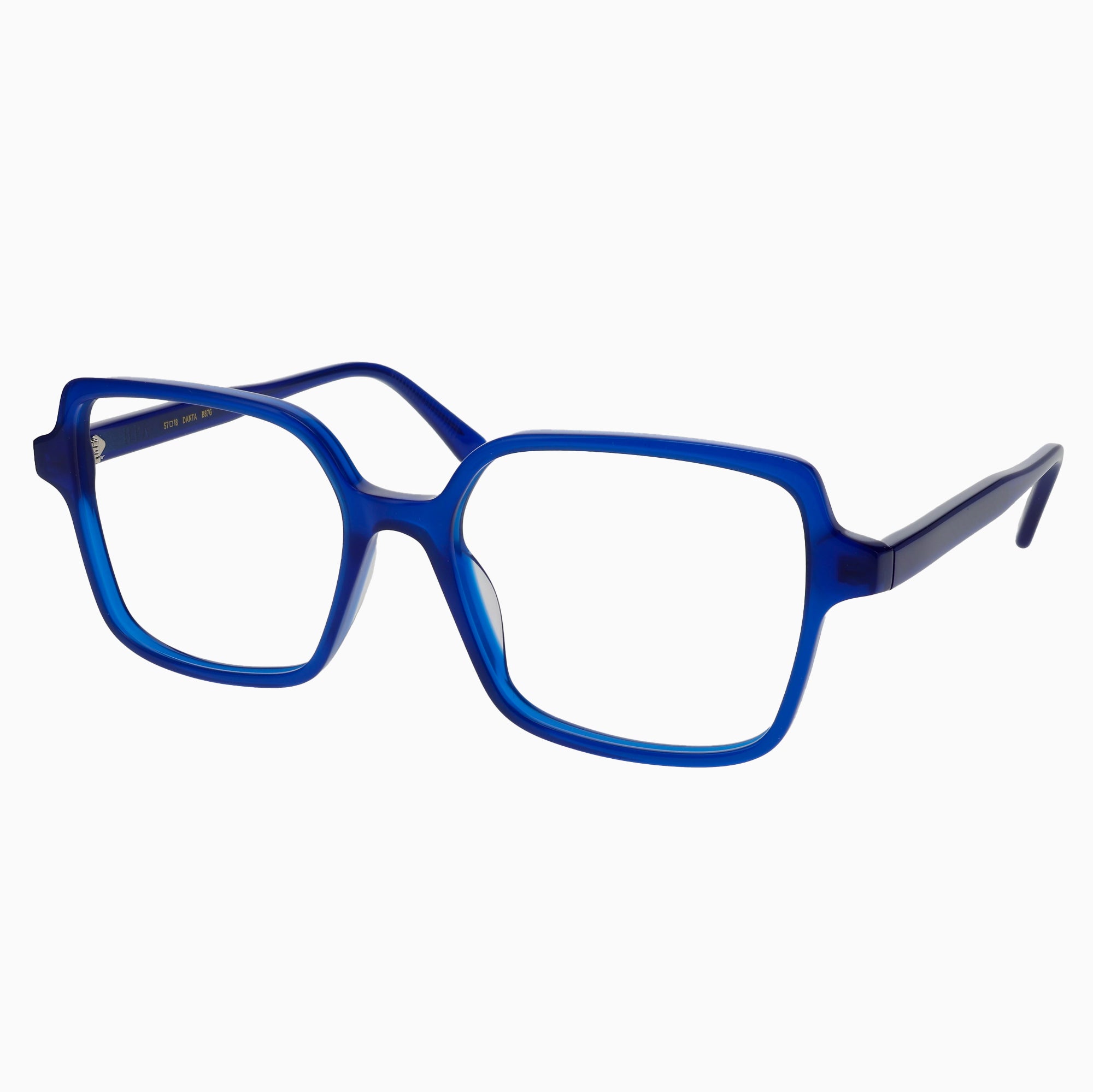 ILLA Danta eyeglasses in Cobalt Blue Milky - Glance Glasses