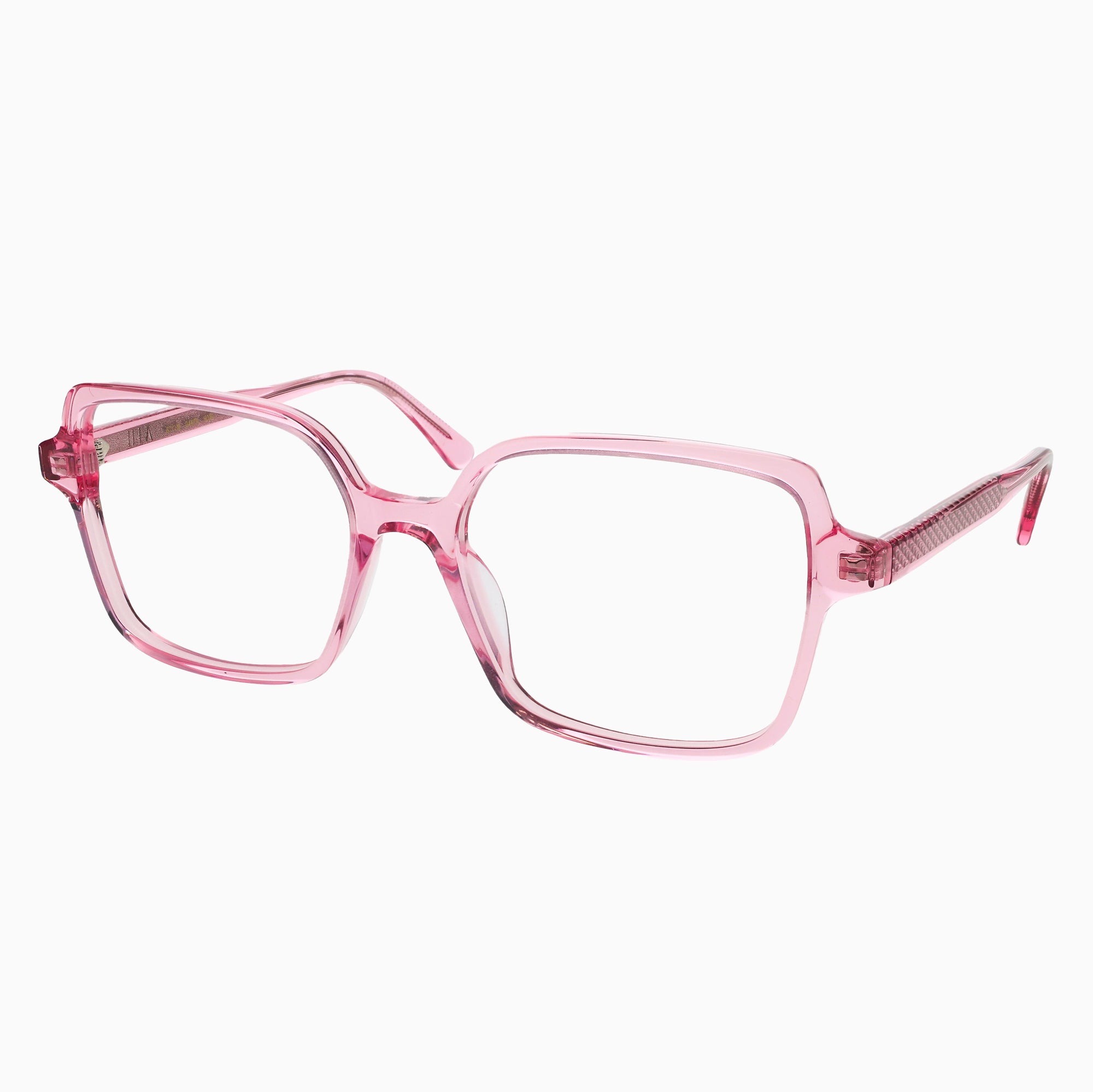 ILLA Danta eyeglasses in Pink Transparent - Glance Glasses
