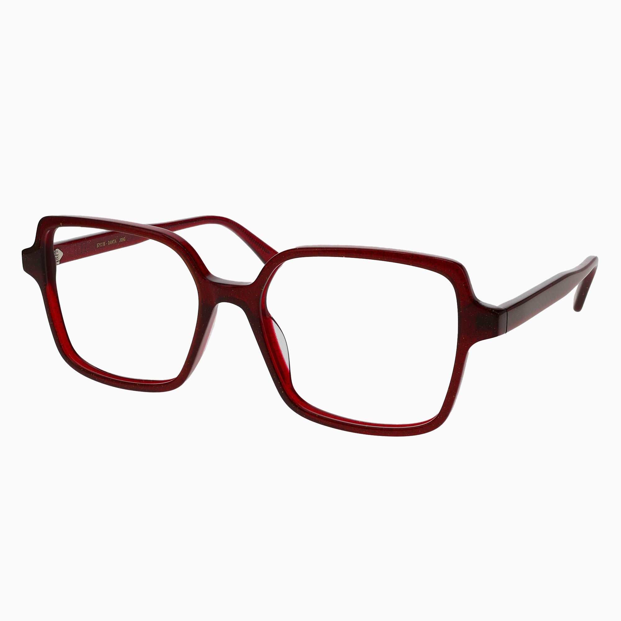 ILLA Danta eyeglasses in Red Glitter - Glance Glasses