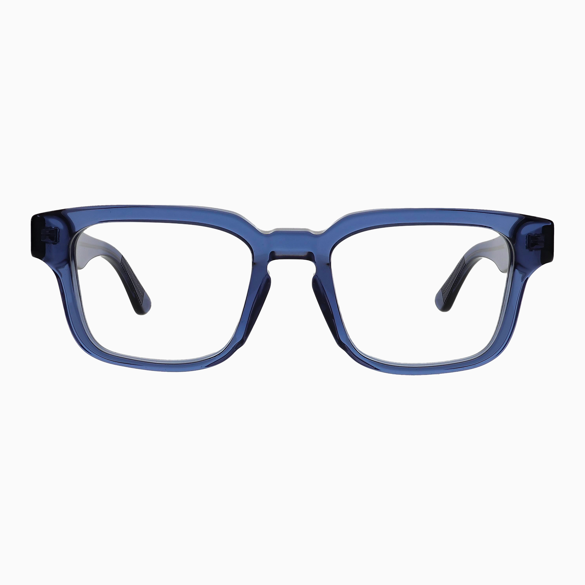 ILLA Ernesto eyeglasses in Blue Smoke Transparent - Glance Glasses